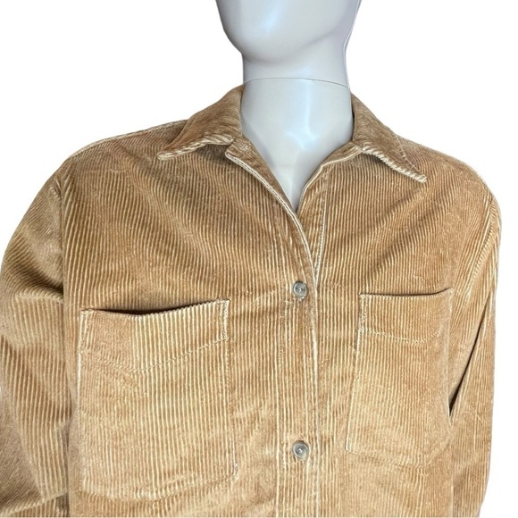 GAP Corduroy Shirts Long Sleeve Button Down Wide-Ribbed Cotton Jacket Shacket - Picture 5 of 15